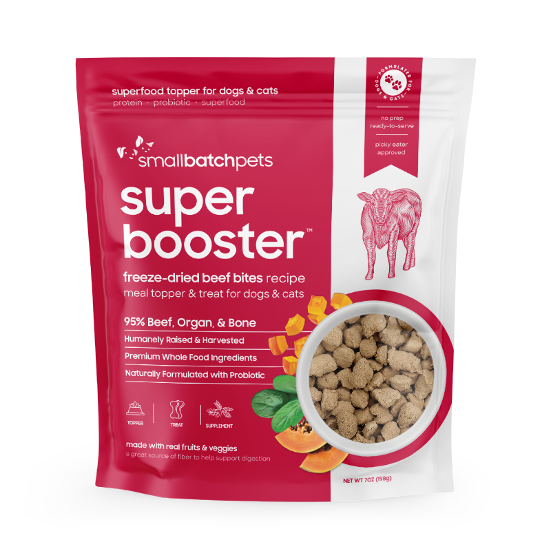 SmallBatch Super Booster Freeze Dried Beef Bites 7oz