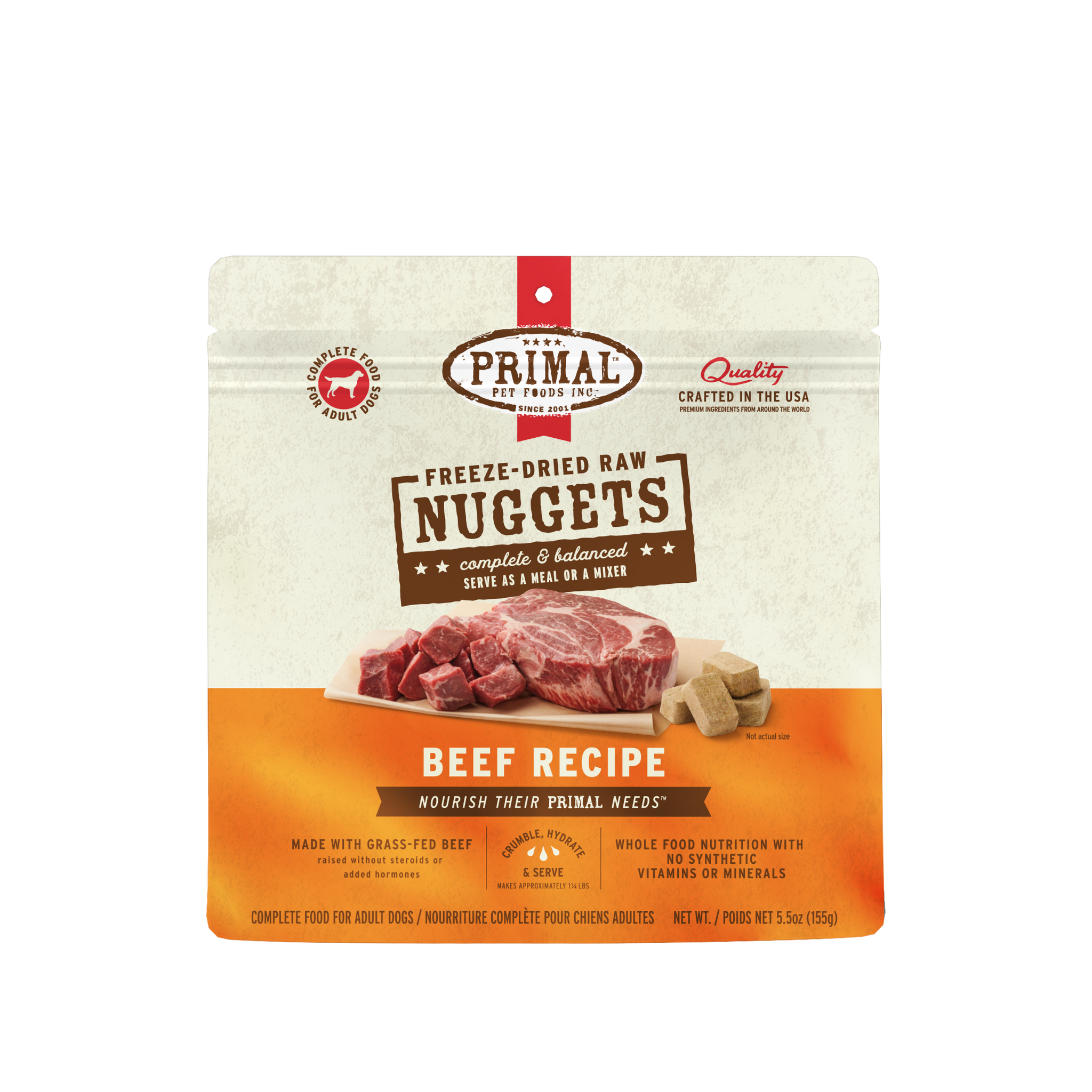 Primal Freeze Dried Dog Food Beef