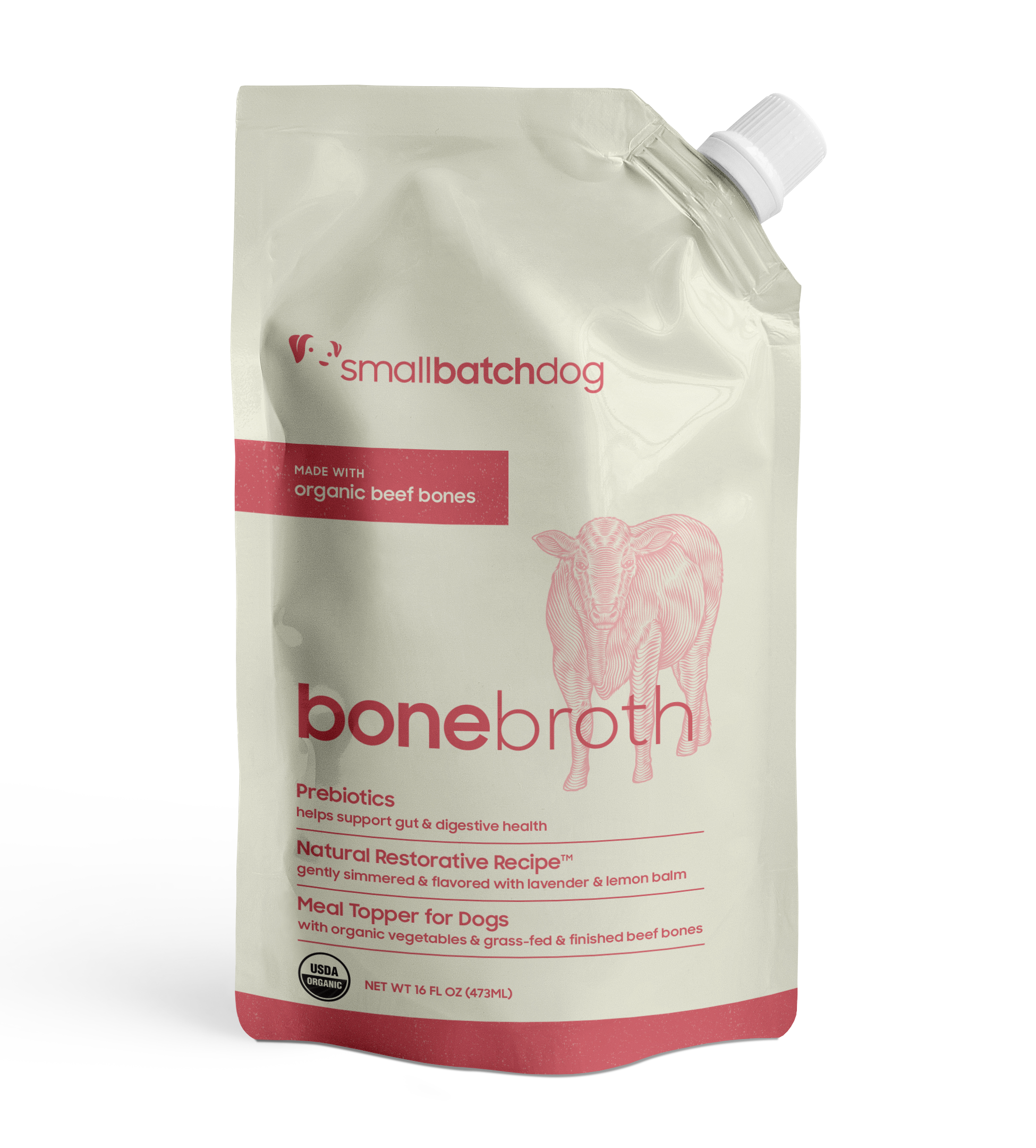 Smallbatch Organic Beef Bone Broth 16oz