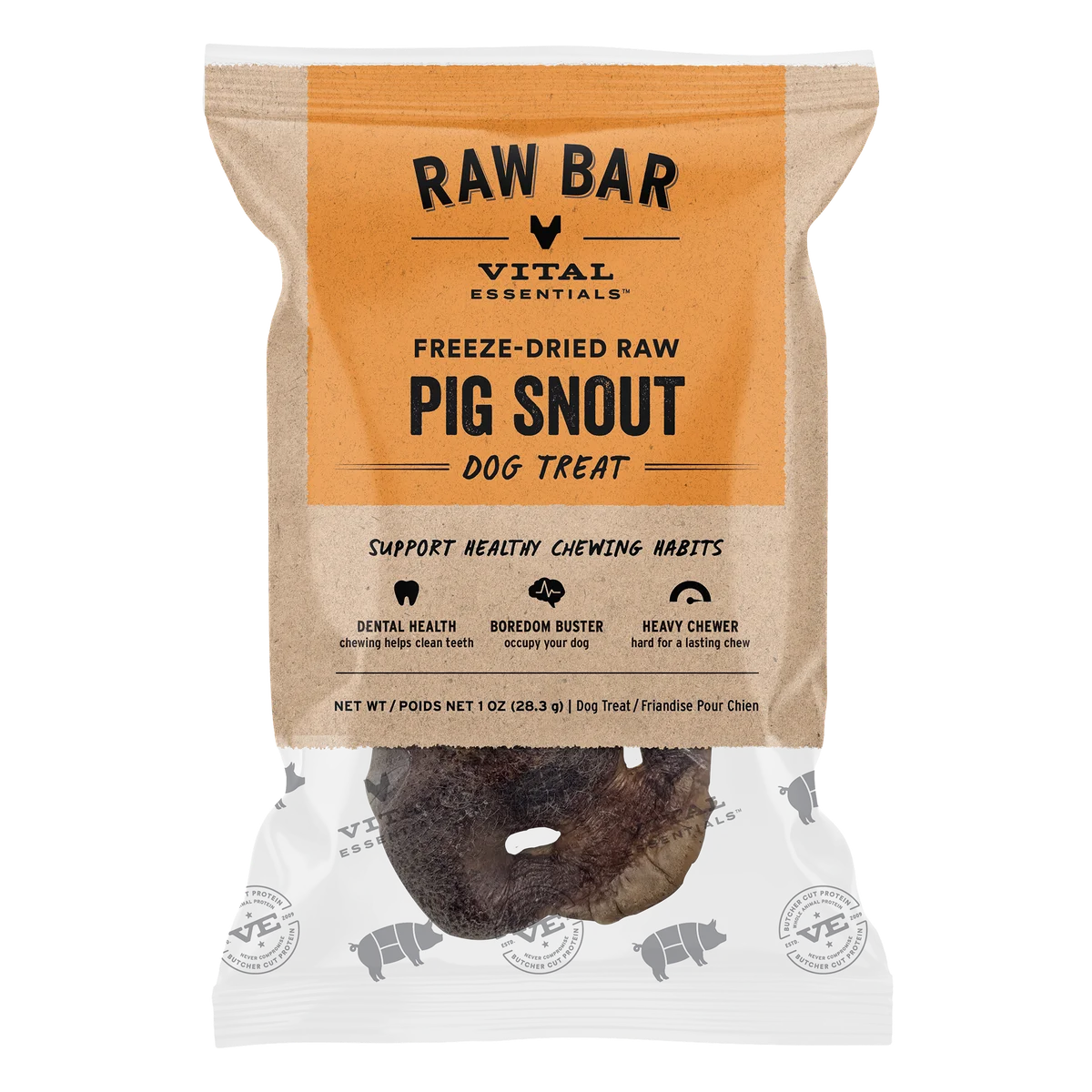 Vital Essentials Freeze Dried Pig Snout