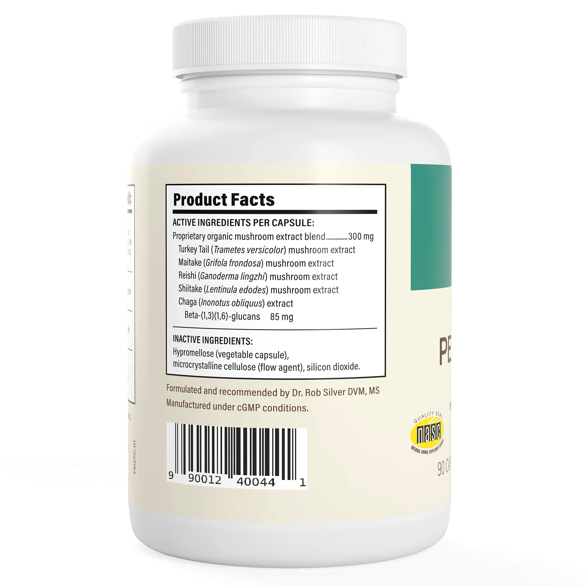 Real Mushrooms 5 Defenders Organic Mushroom Blend Capsules 90ct