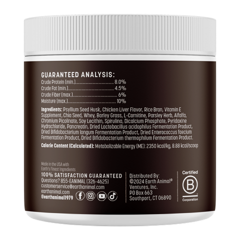 Earth Animal Healthy Weight Supplement 8oz