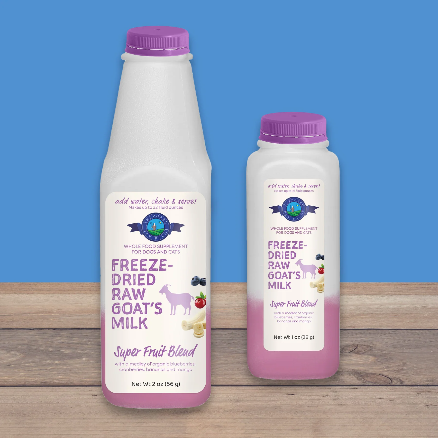 Shepherd Boy Farms Freeze Dired Goats Milk Super Fruit Blend