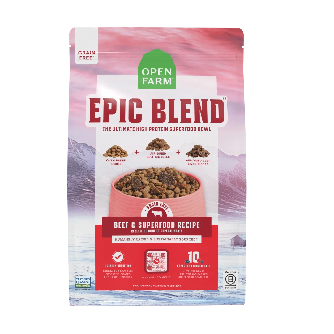 Open Farm Epic Blend Grain Free Beef & Superfood Dry Dog