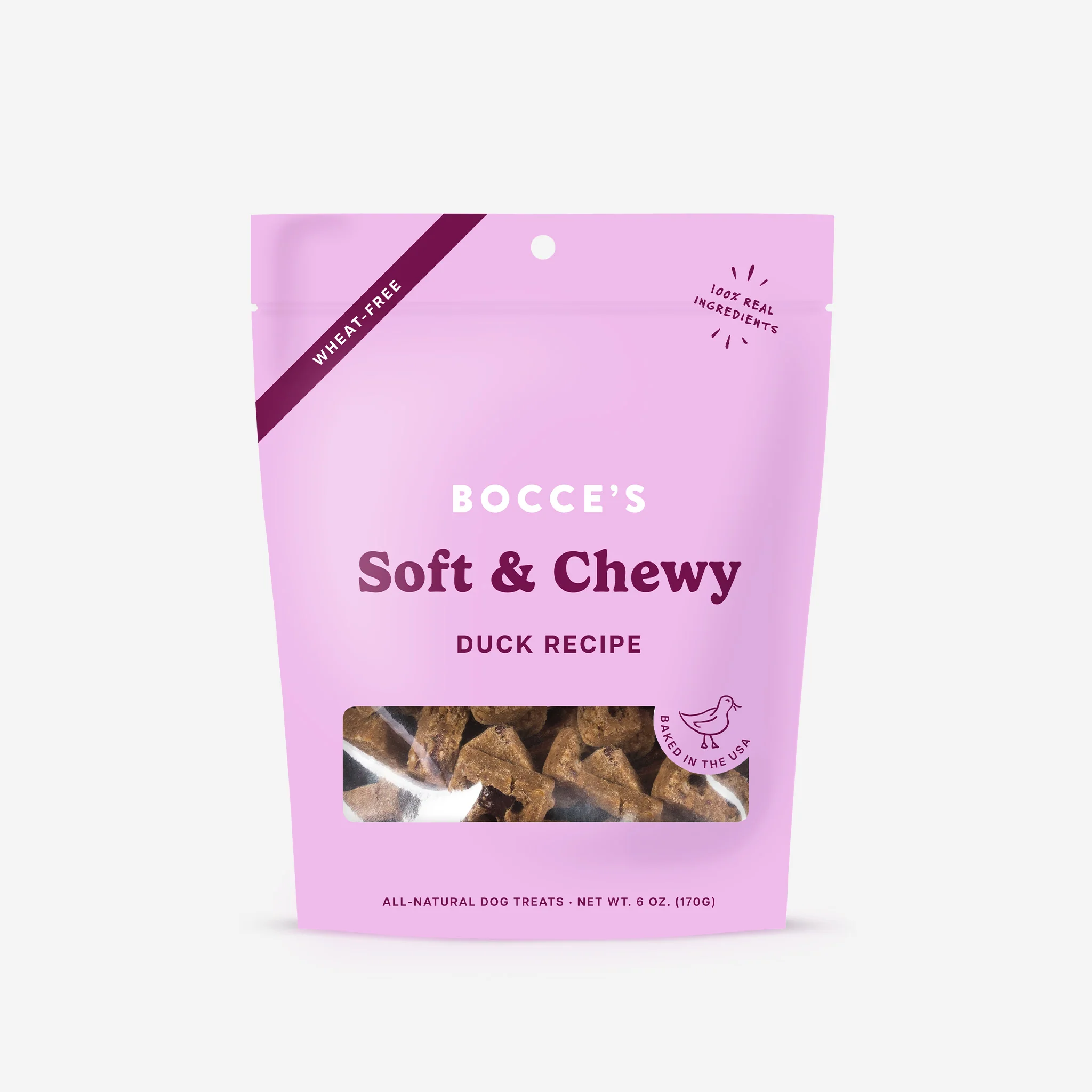 Bocce's Soft & Chewy Duck Recipe 6oz