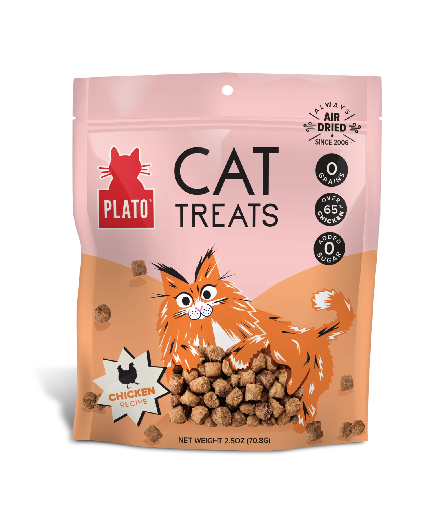 Plato Chicken Cat Treats 2.5oz