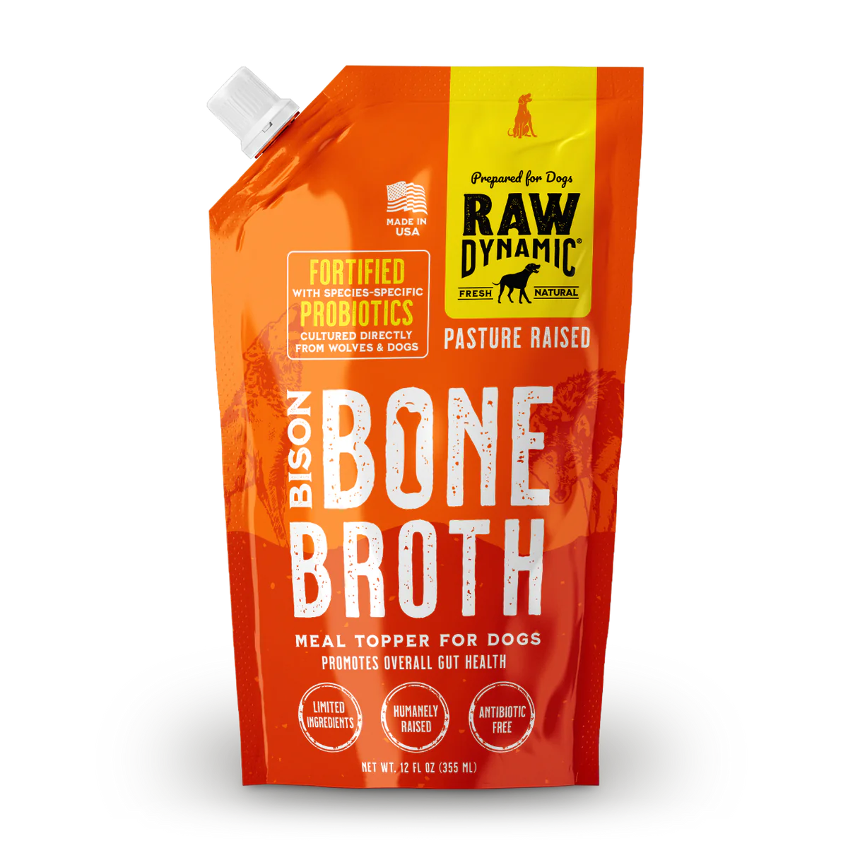 Raw Dynamic Frozen Bison Broth 12oz