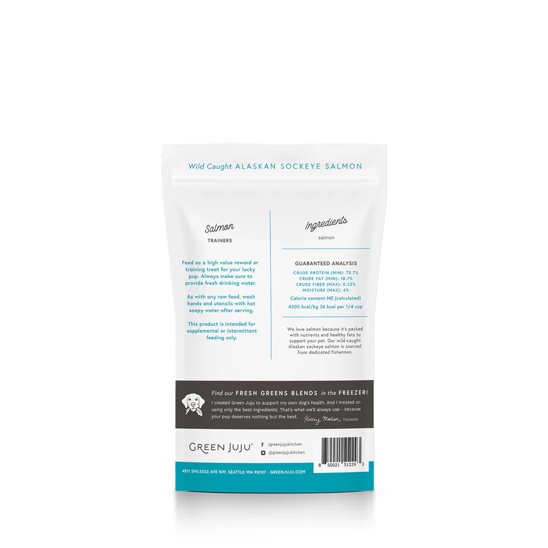 Green JuJu Single Ingredient Salmon Trainers 2.5oz