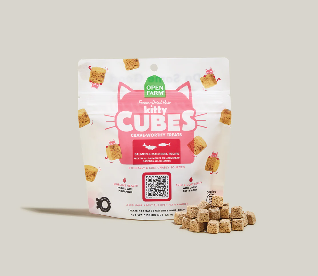 Open Farm Kitty Cubes Salmon & Mackerel Recipe 1.5oz
