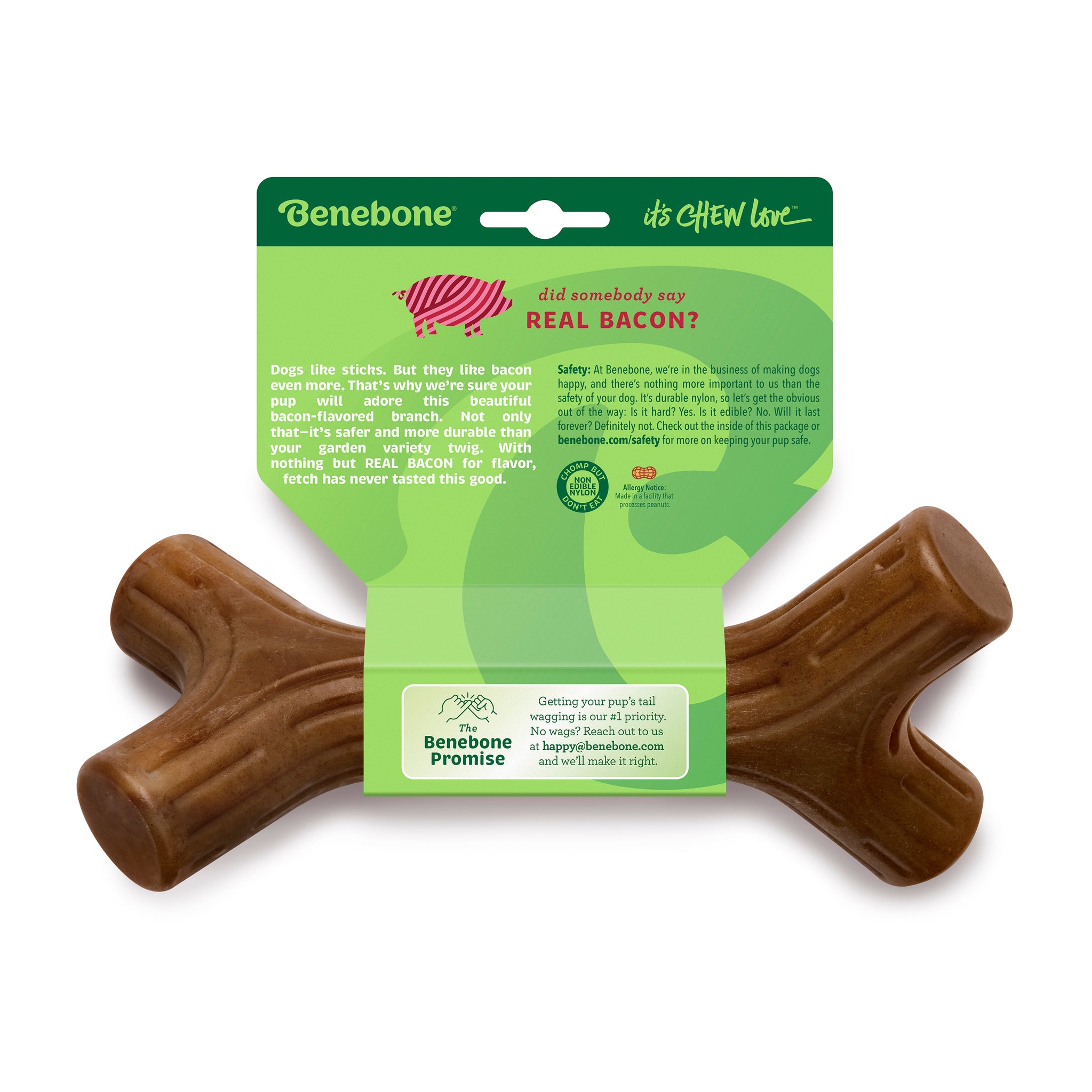 Benebone Dog Chew Stick Bacon