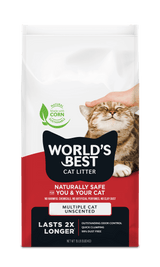World's Best Cat Litter Multiple Cat Unscented