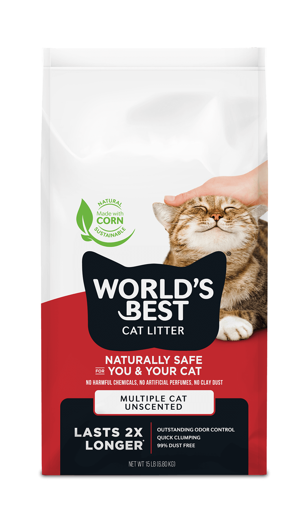 World's Best Cat Litter Multiple Cat Unscented