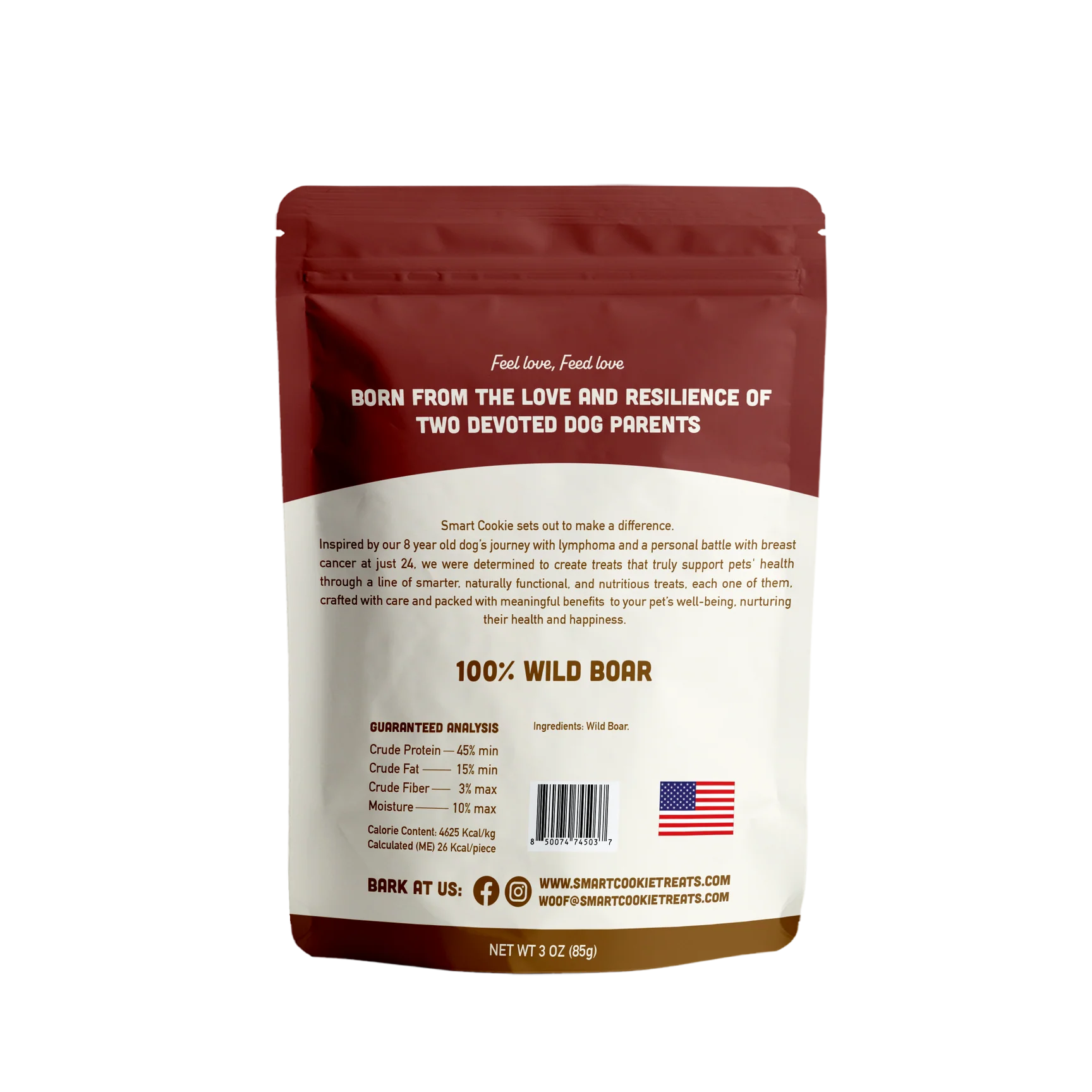 Smart Cookie Wild Boar Jerky Strips 3oz