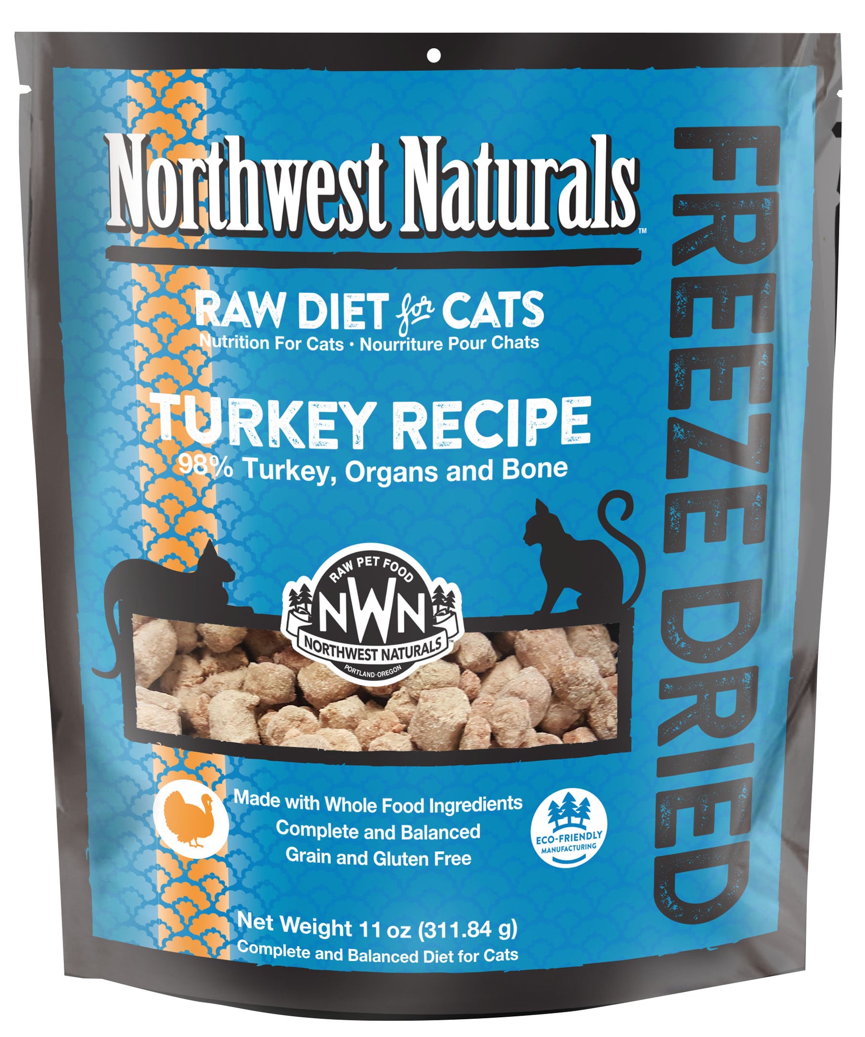 Northwest Naturals Freeze Dried Cat Food Turkey
