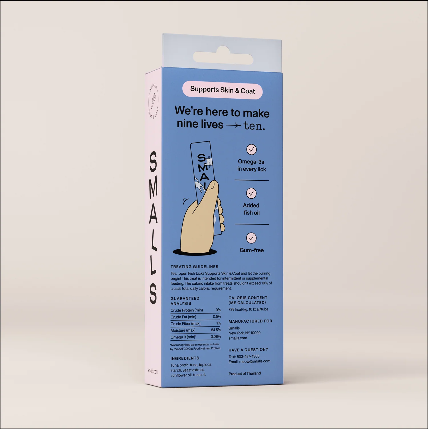 Smalls Fish Licks Tuna Recipe 6pk