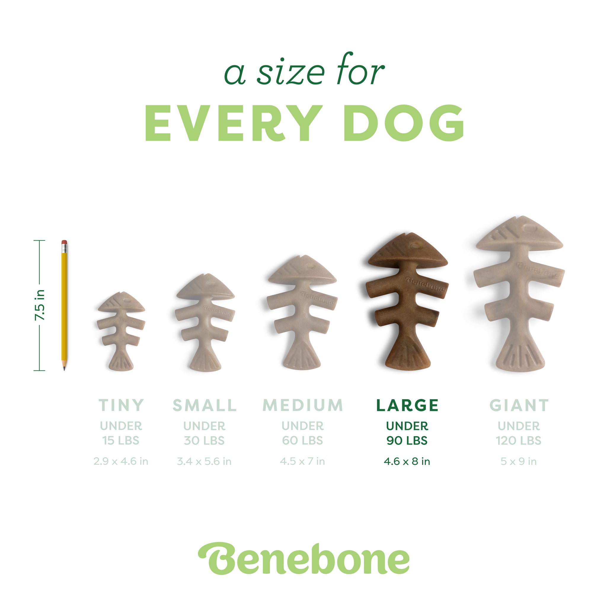 Benebone Dog Chew Fishbone Salmon