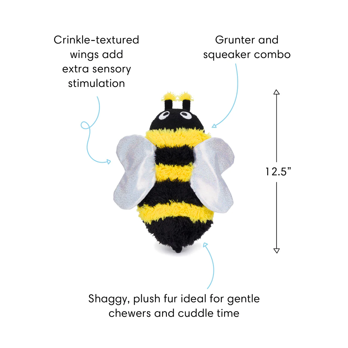 FabDog Fluffy Bumble Bee