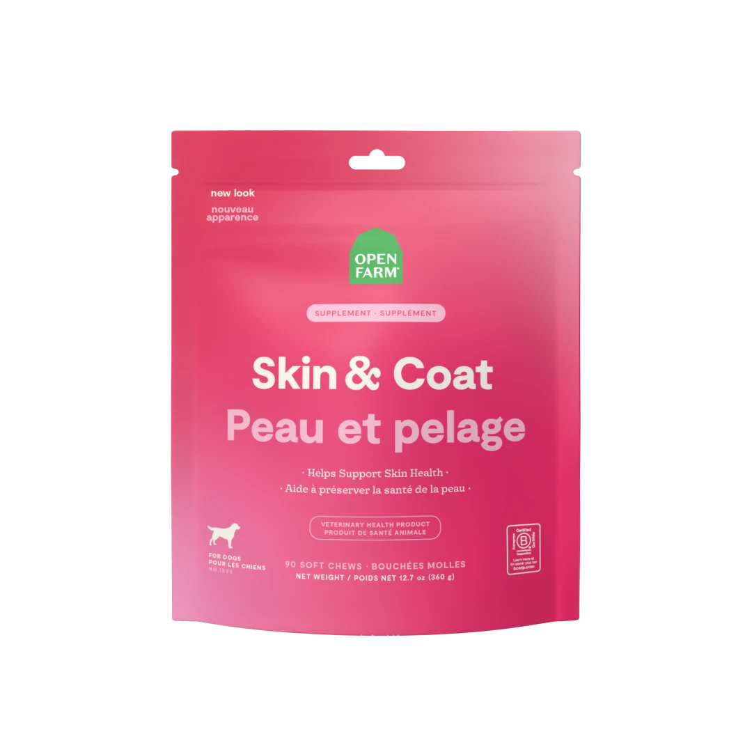Open Farm Skin & Coat Food Supplement 90 Count