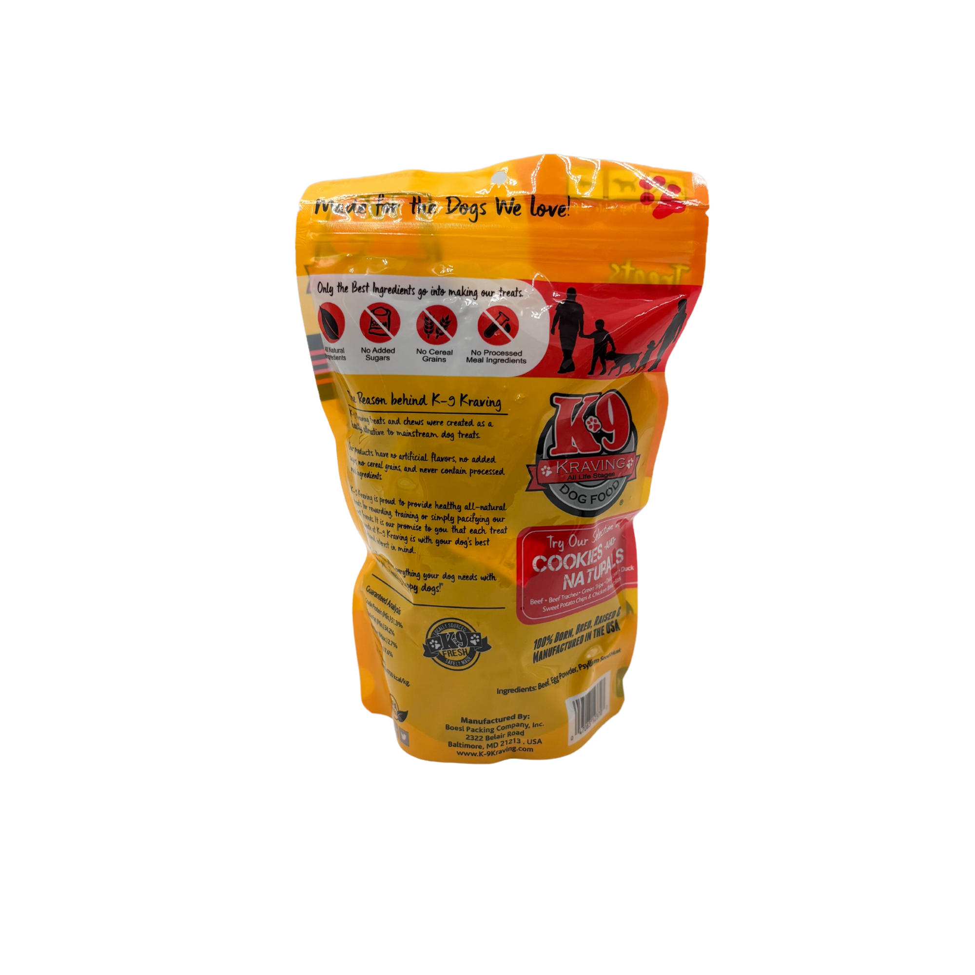 K9 Kravings Beef Cookies 8oz