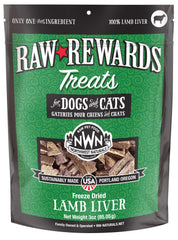 Northwest Naturals Freeze Dried Lamb Liver Treats 3oz