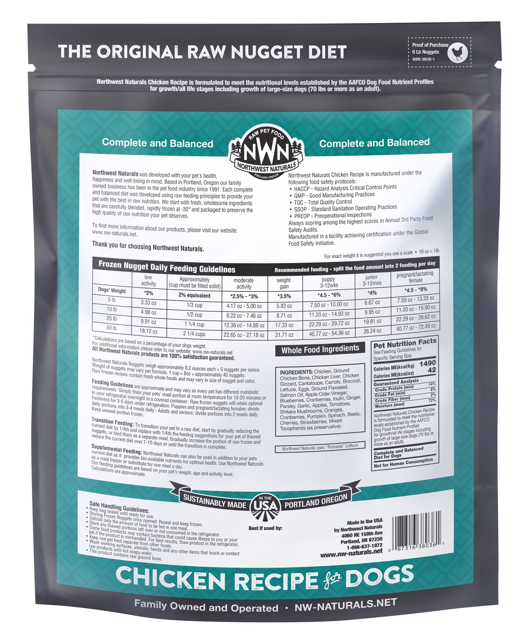 Northwest Naturals Raw Chicken Nuggets