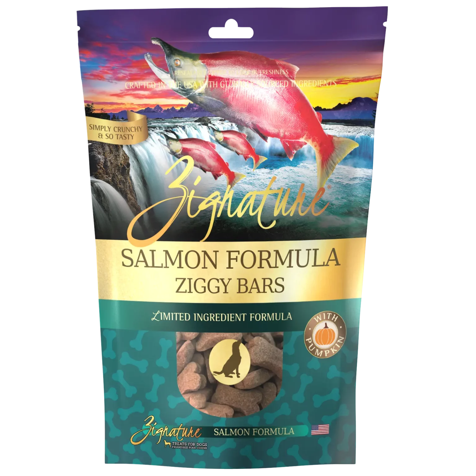 Zignature Ziggy Bars Salmon 12oz