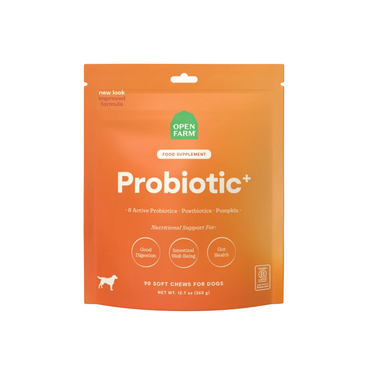 Open Farm Probiotic+ Food Supplement 90 Count