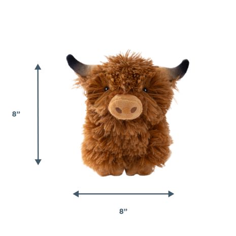 Tall Tails Highland Cow Dog Toy