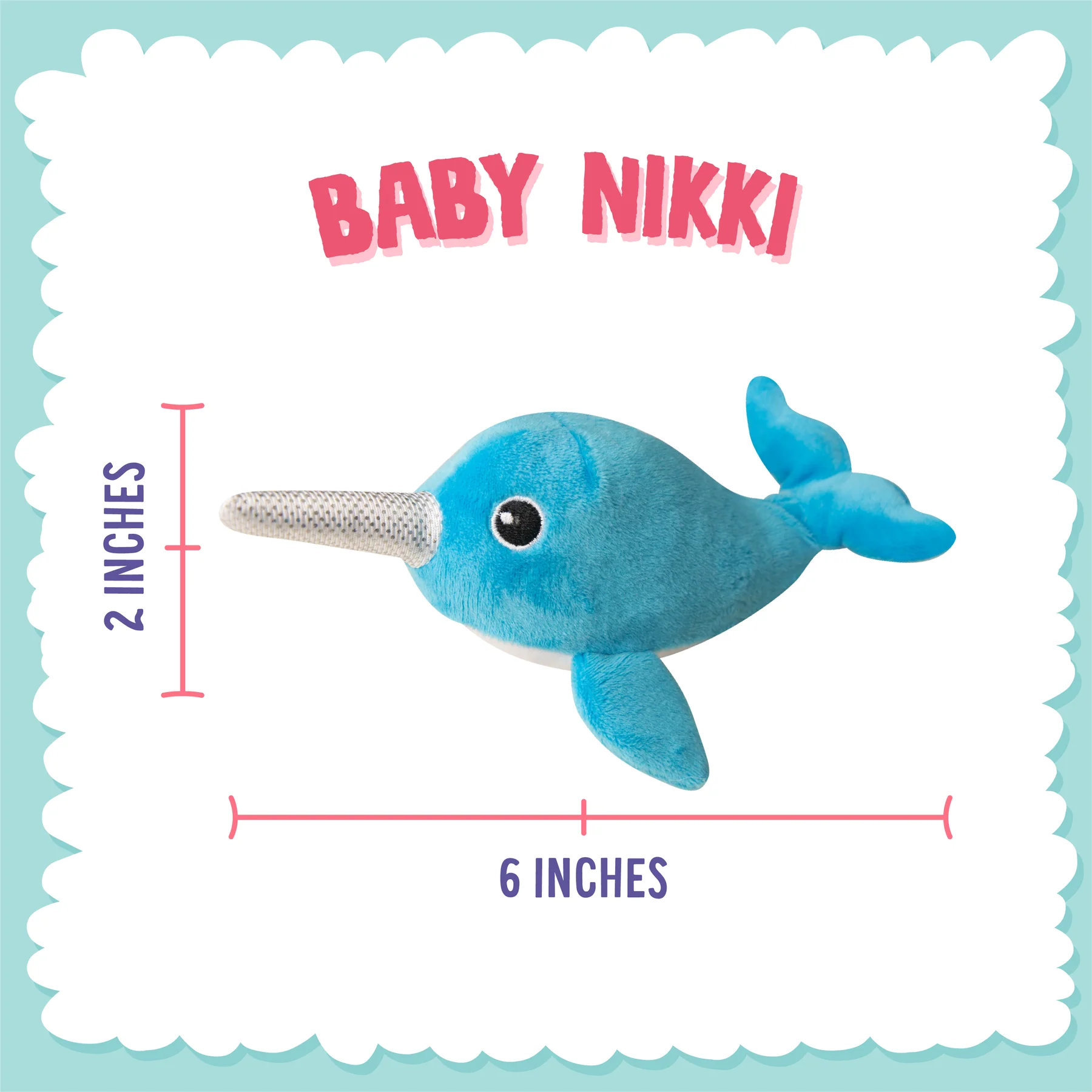 Snugarooz Baby Nikkie The Narwhal
