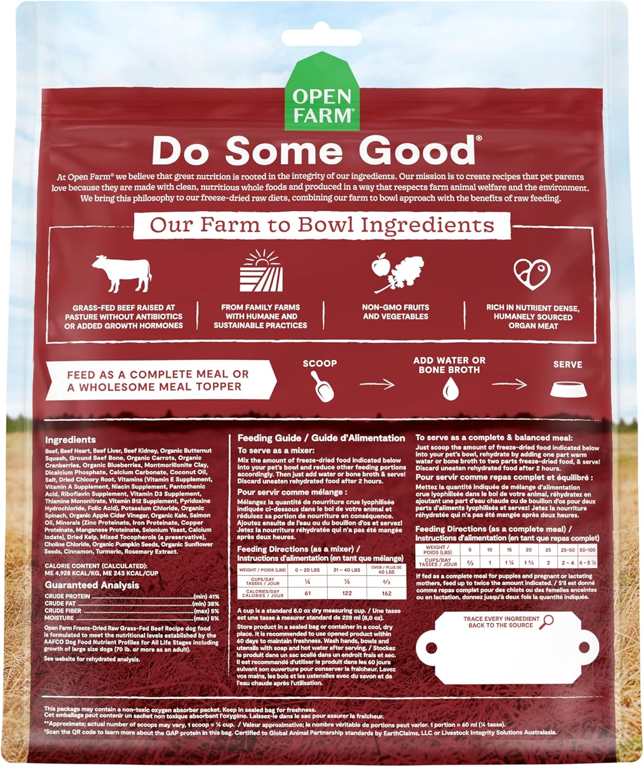 Open Farm Freeze Dried Beef
