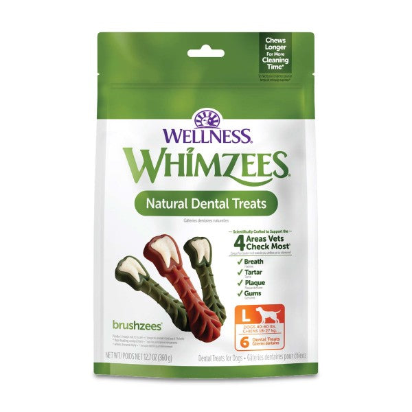 Whimzees Dental Treat Brushzees