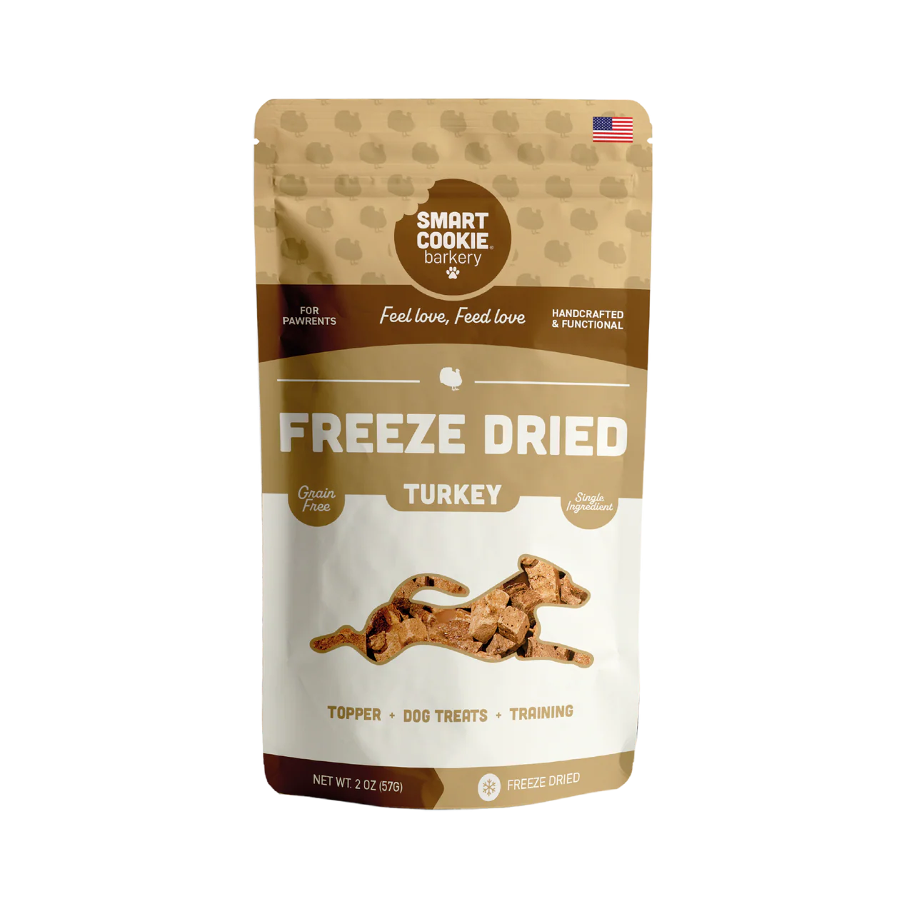 Smart Cookie Freeze Dried Turkey Bites 2oz