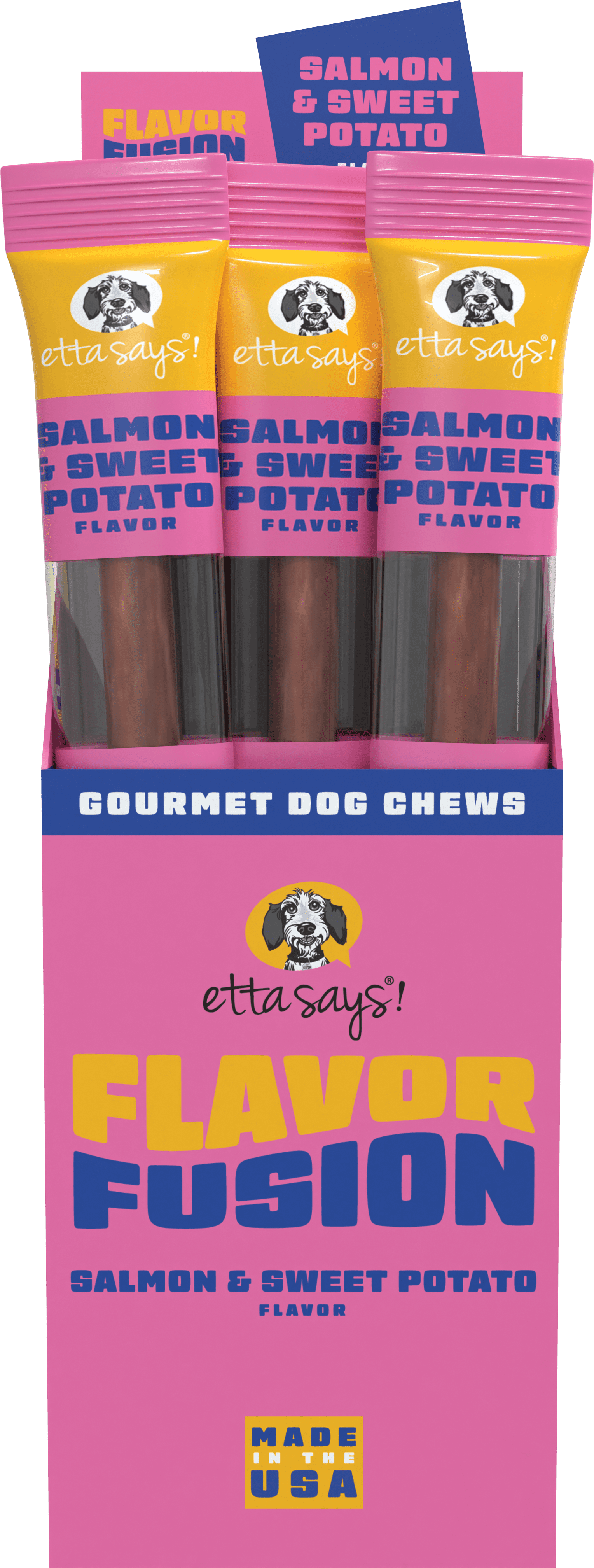 Etta Says Flavor Fusion Salmon & Sweet Potato Chew