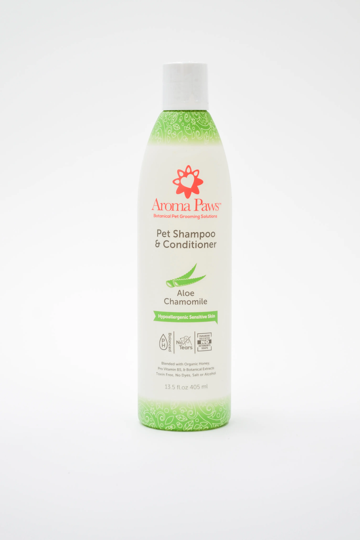 Aroma Paws Sensitive Skin Hypoallergenic & Fragrance Free Dog Shampoo 13.5oz