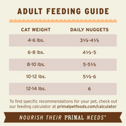 Primal Raw Cat Food Pork 3lb