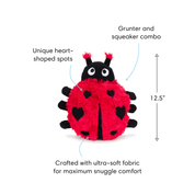 FabDog Fluffy Ladybug