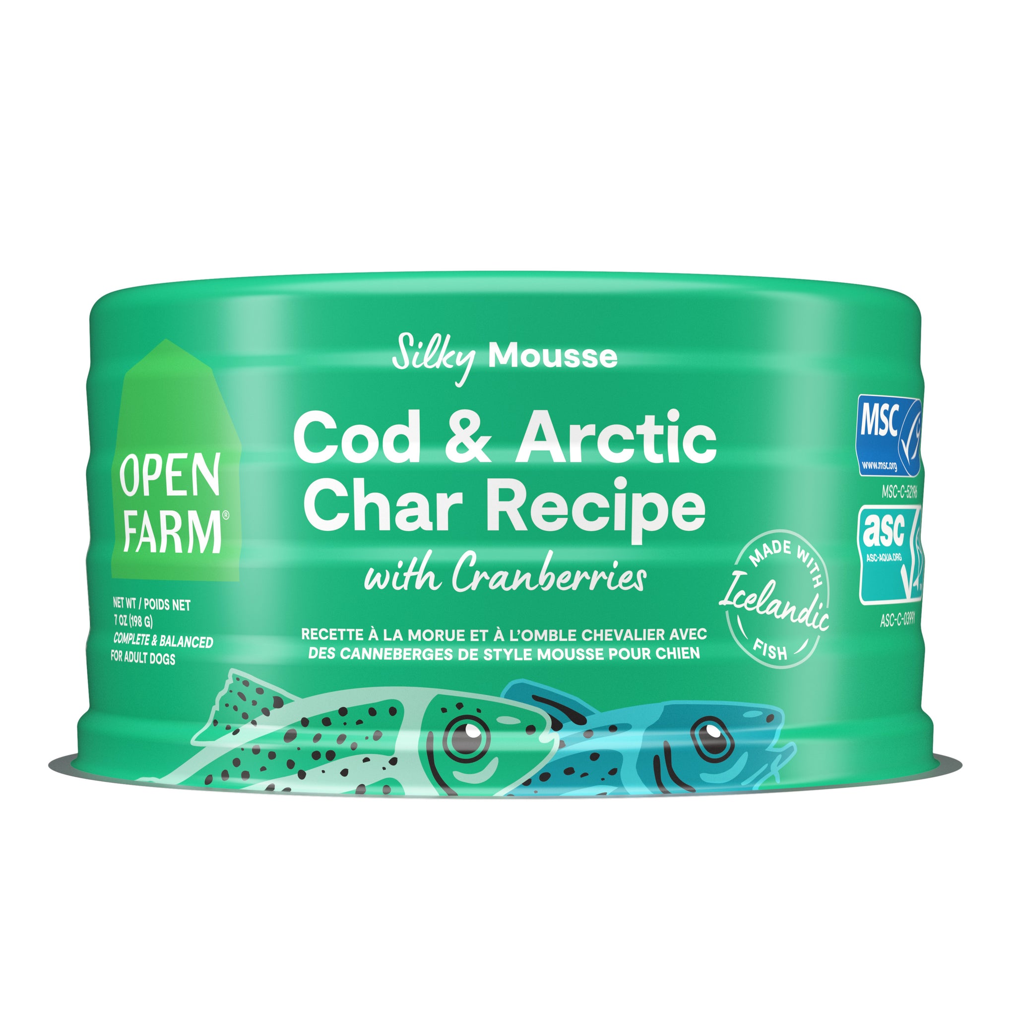 Open Farm Canned Cod & Artic Char Recipe
