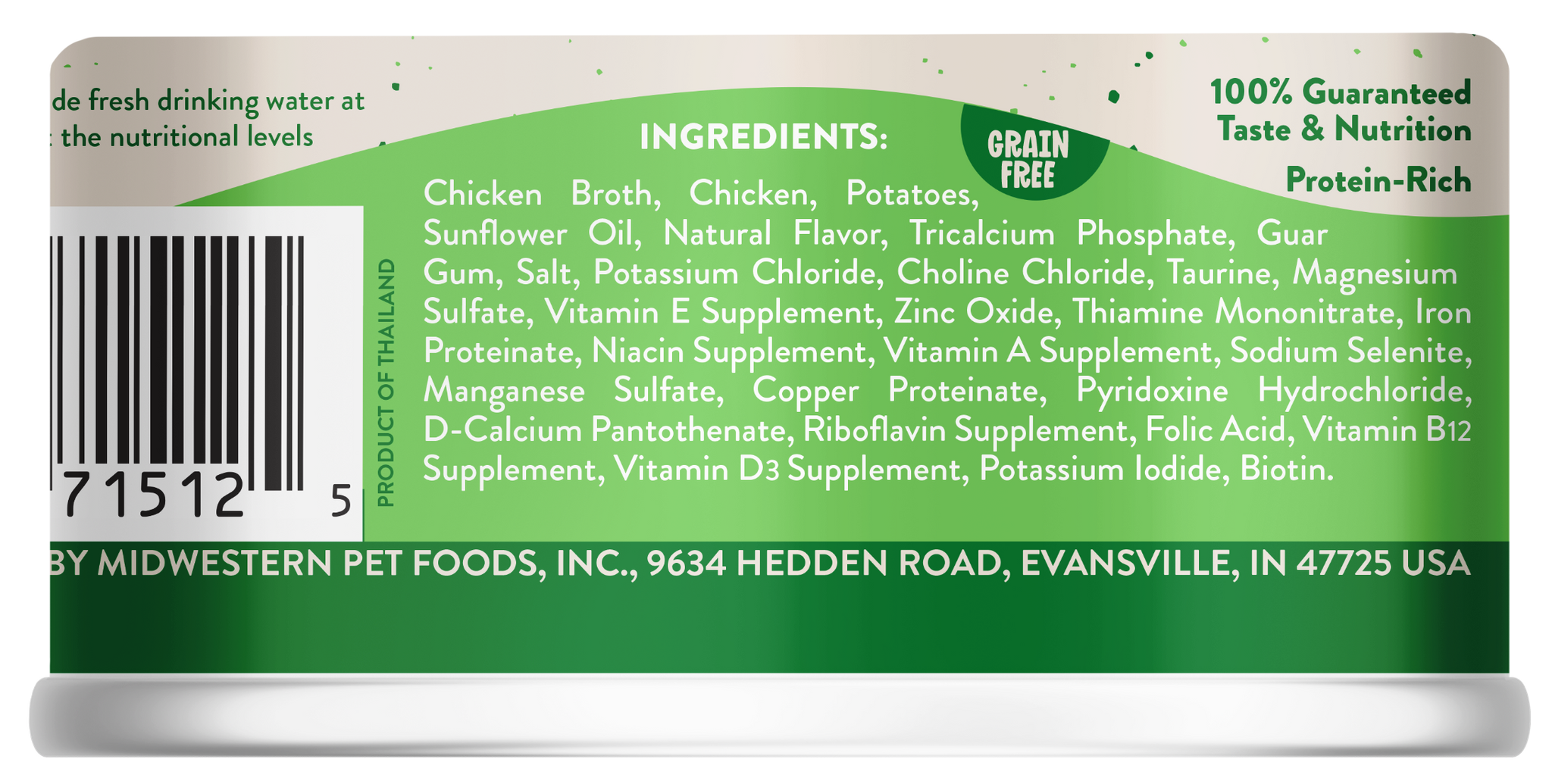 Earthborn Canned Cat Food Chicken Catcciatori