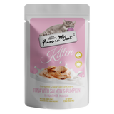 Fussie Cat Pouch Kitten Tuna Salmon & Pumpkin Mousse In Goat Milk 1.5oz