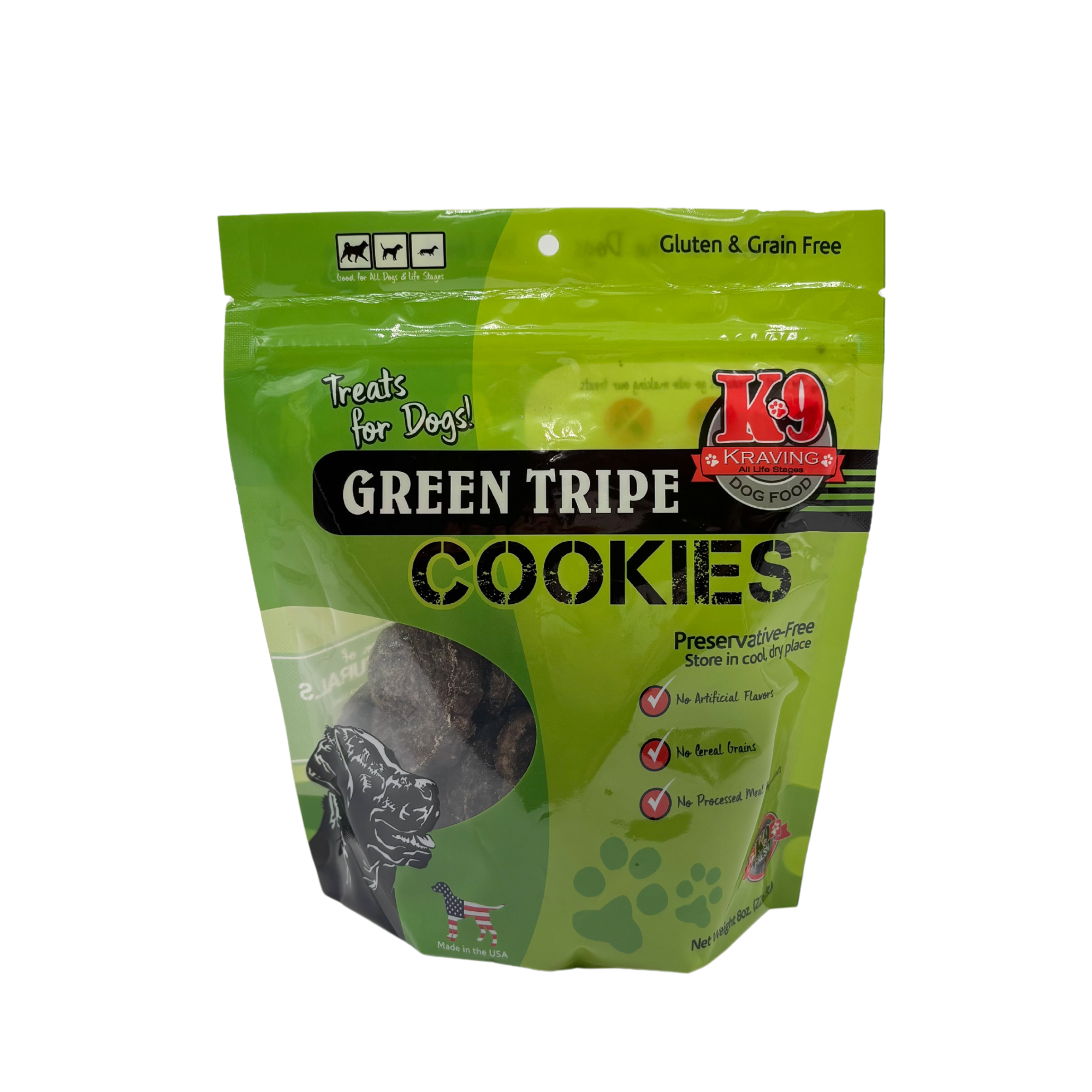 K9 Kravings Green Tripe Cookies 8oz