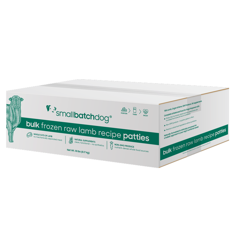 SmallBatch Raw Dog Food Lamb Patties