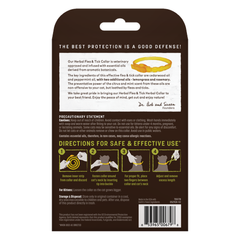 Earth Animal Cat Flea & Tick Collar