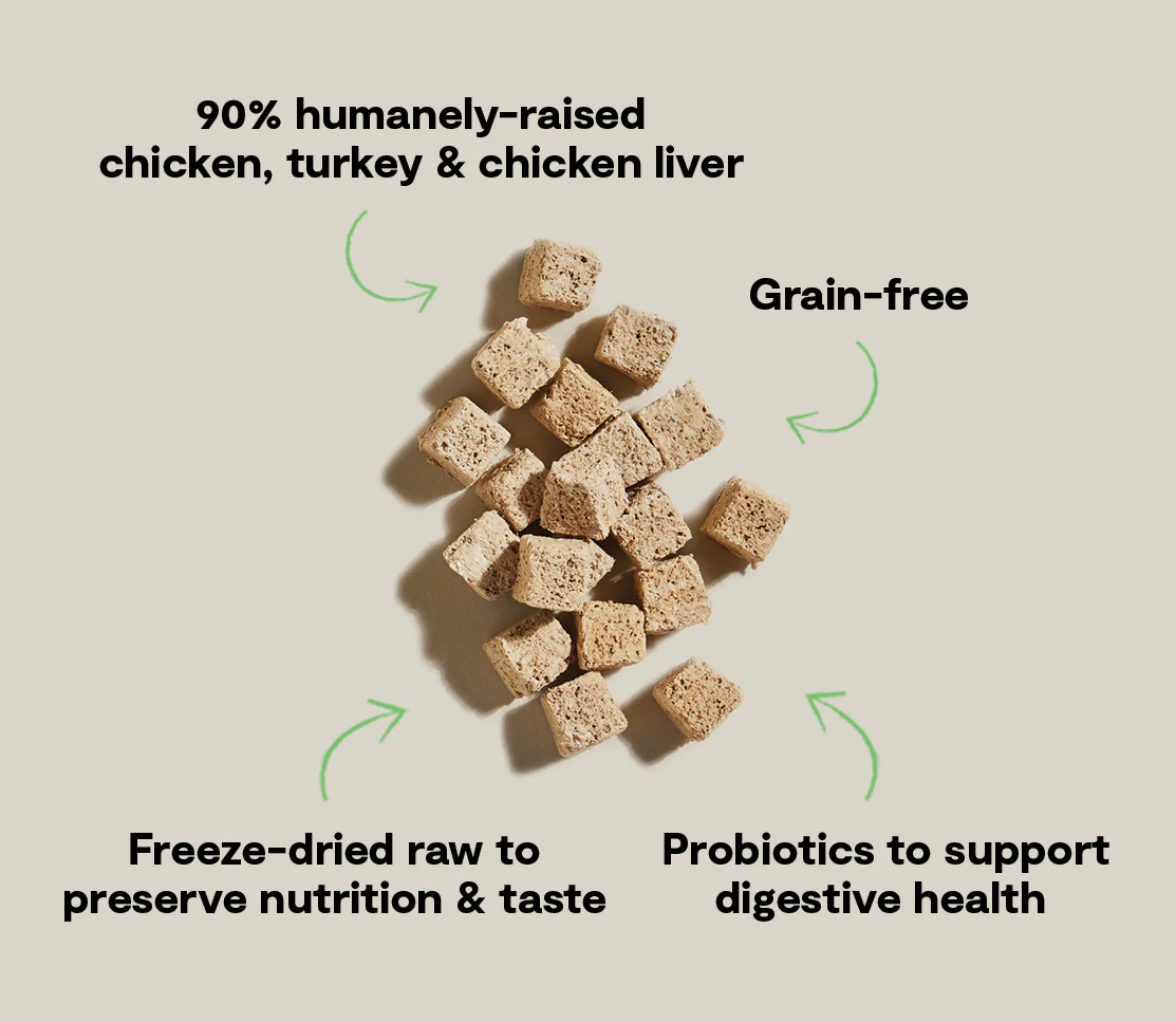 Open Farm Kitty Cubes Chicken & Turkey Recipe 1.5oz