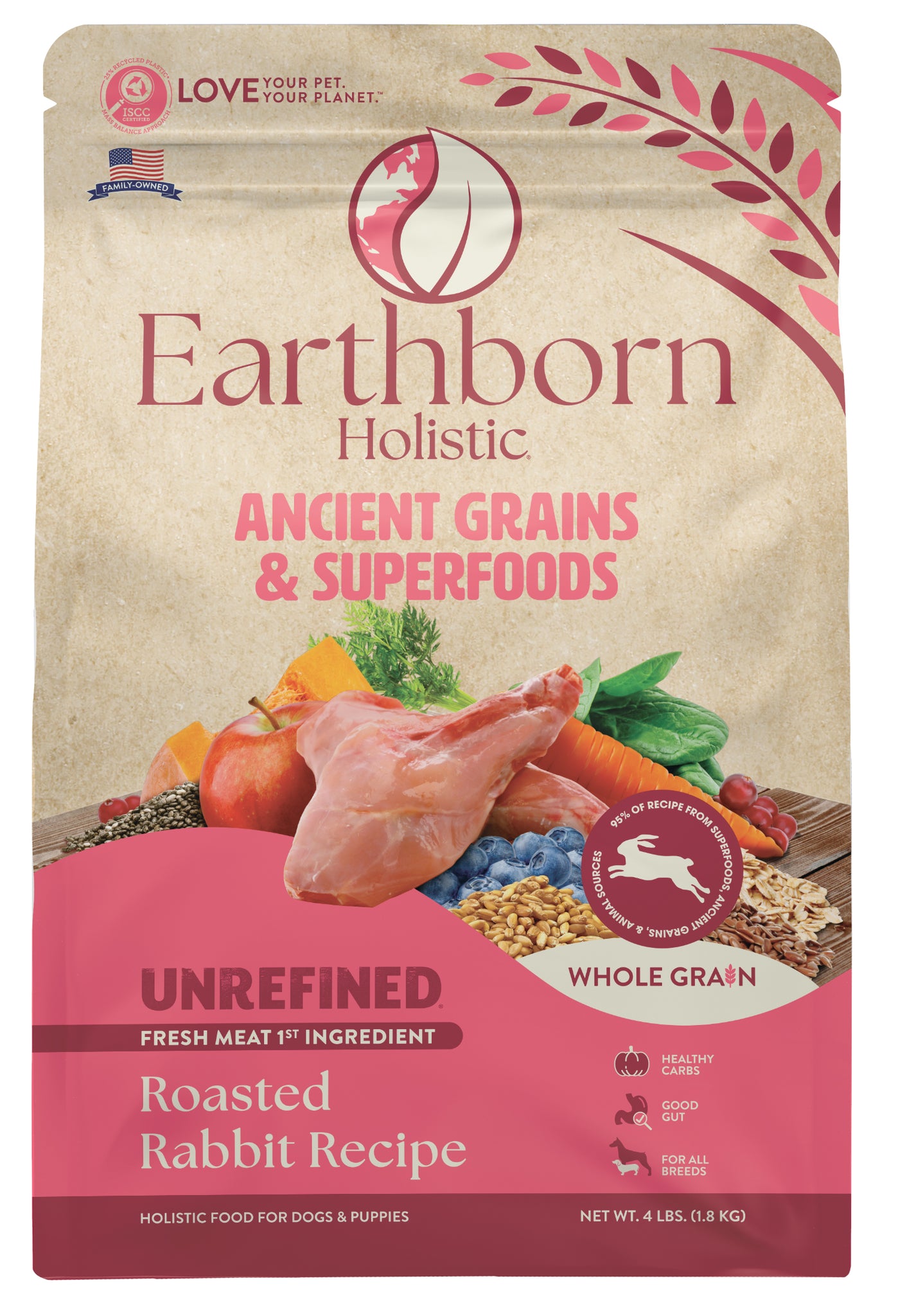 Earthborn Unrefined Roasted Rabbit