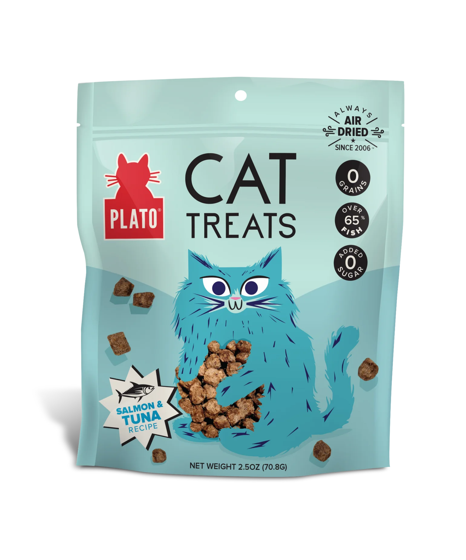 Plato Tuna & Salmon Cat Treats 2.5oz