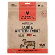 Vital Essentials Freeze Dried Soft NIBS Lamb & Whitefish 14oz