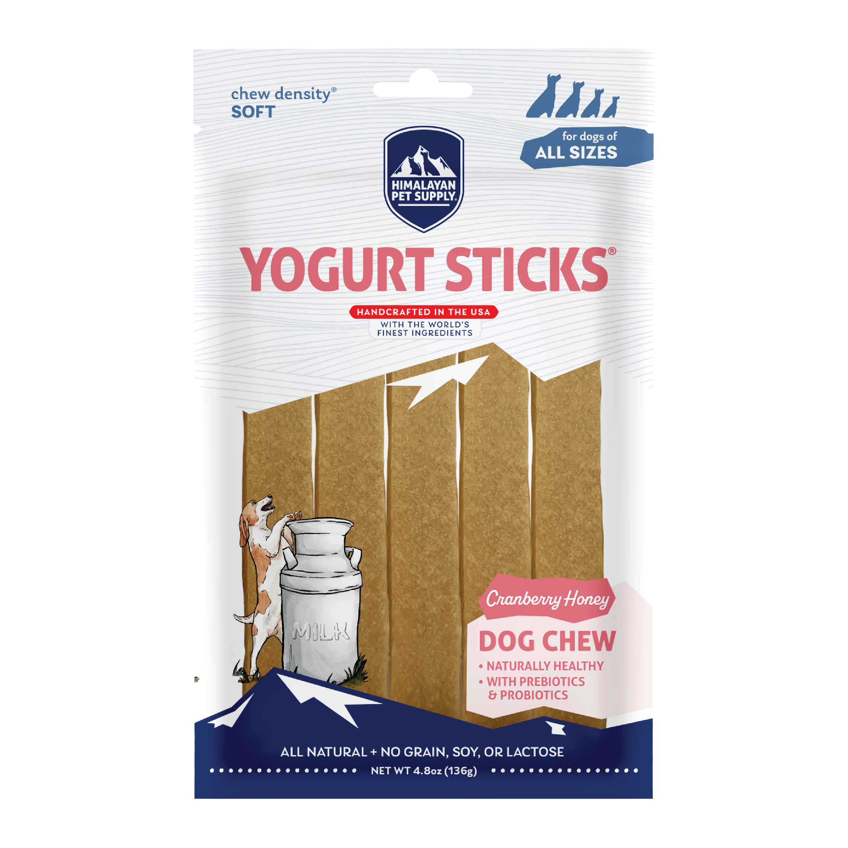 Himalayan Pet Cranberry Honey Yogurt Sticks 4.8oz