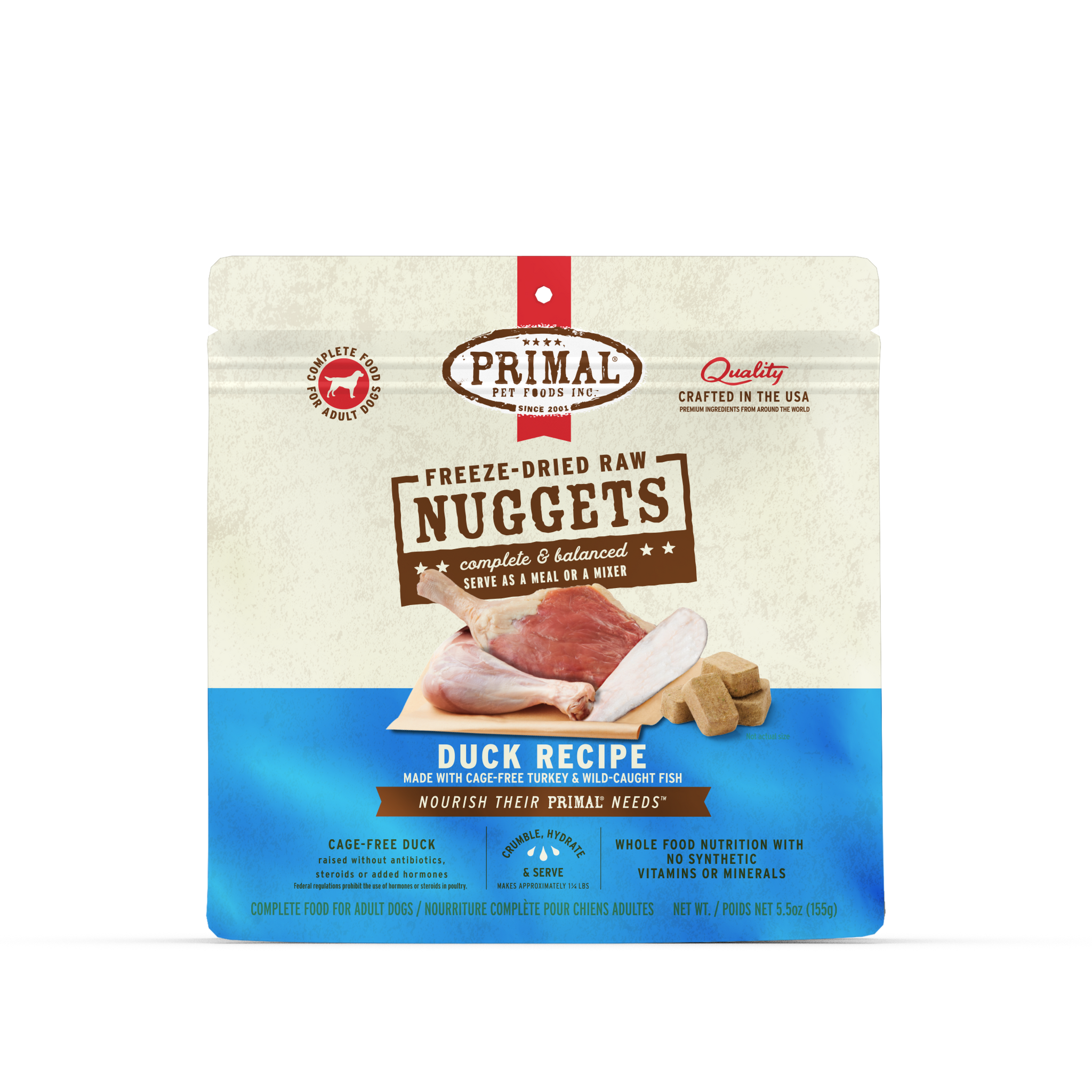 Primal Freeze Dried Dog Food Duck