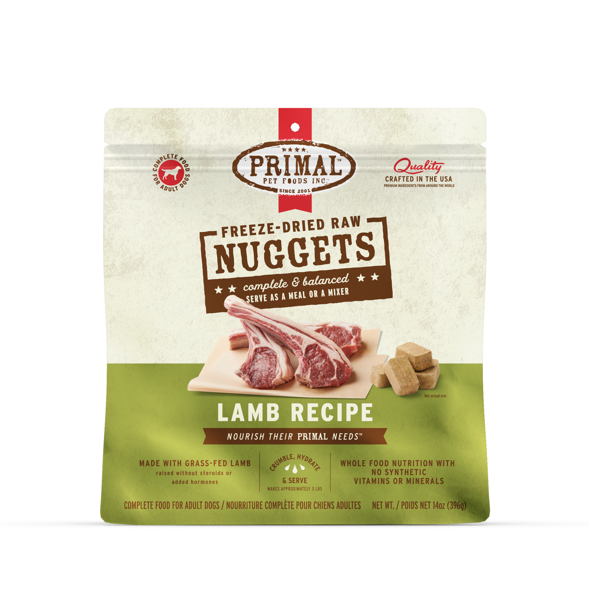 Primal Freeze Dried Dog Food Lamb