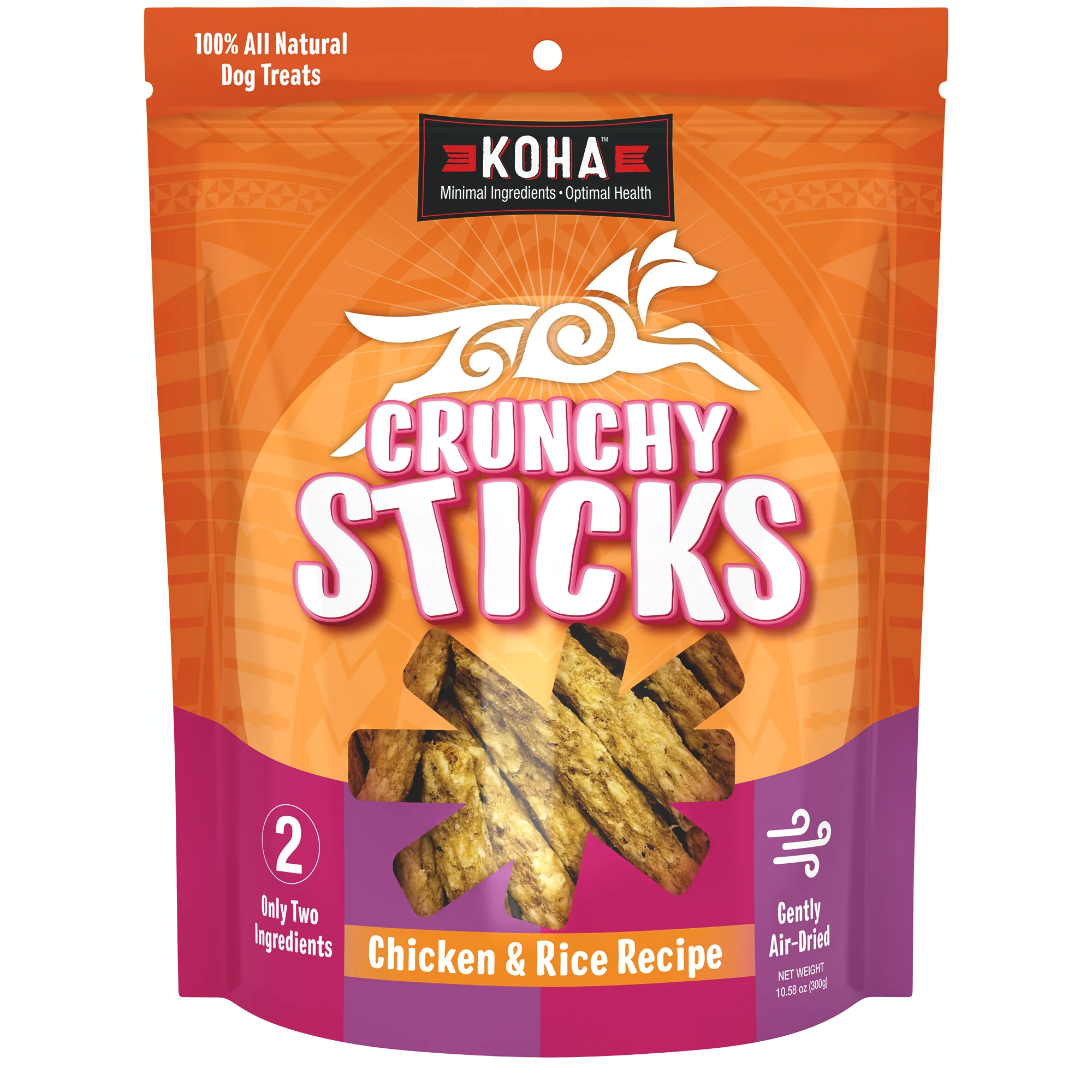 Koha Crunchy Sticks Chicken & Rice 10.5oz